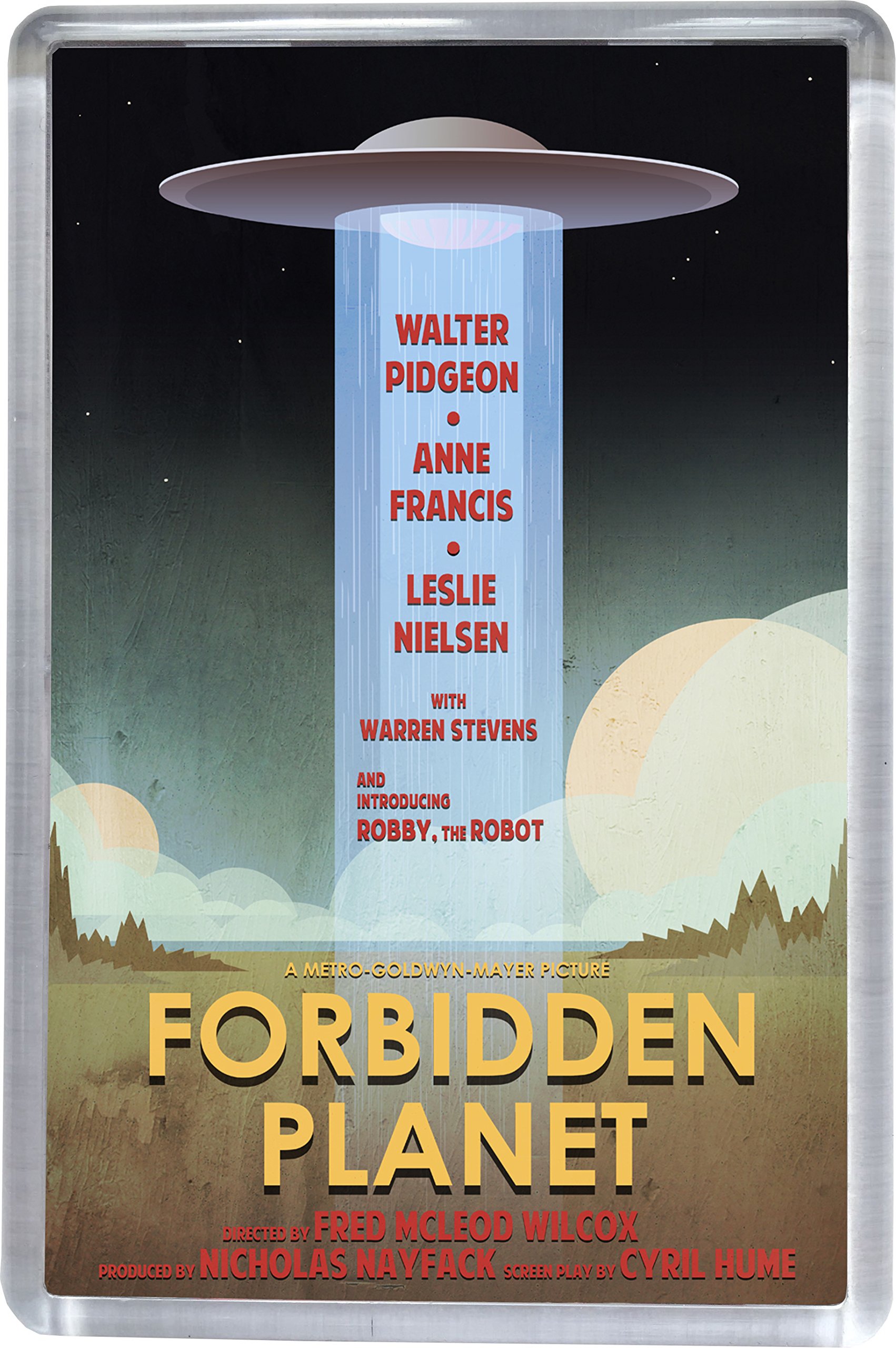 Super Universe Forbidden Planet Poster PosterFridge Magnet 5 x 7.5 cm