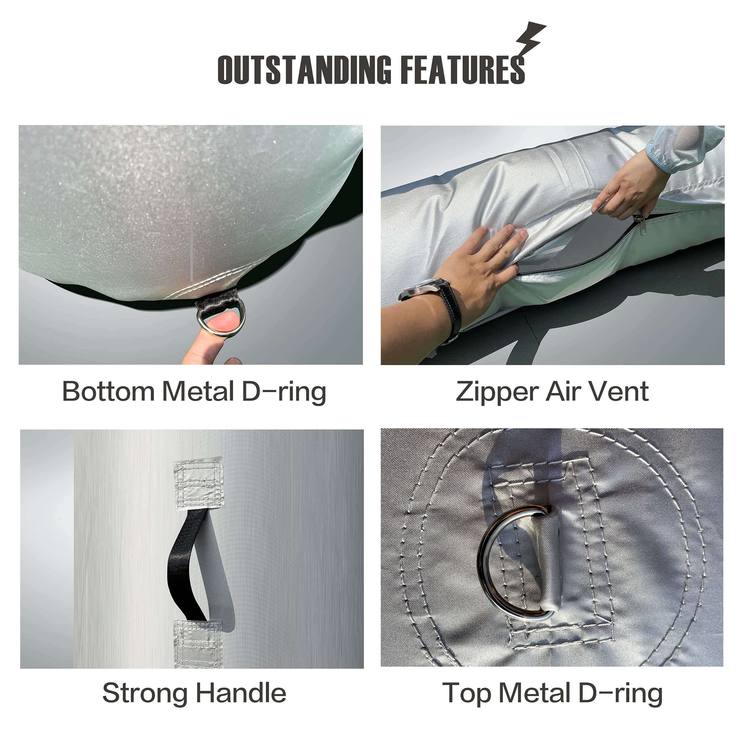 WARSUN Upgraded Oversized EPA Registered Filters Inflatable Paint Booth