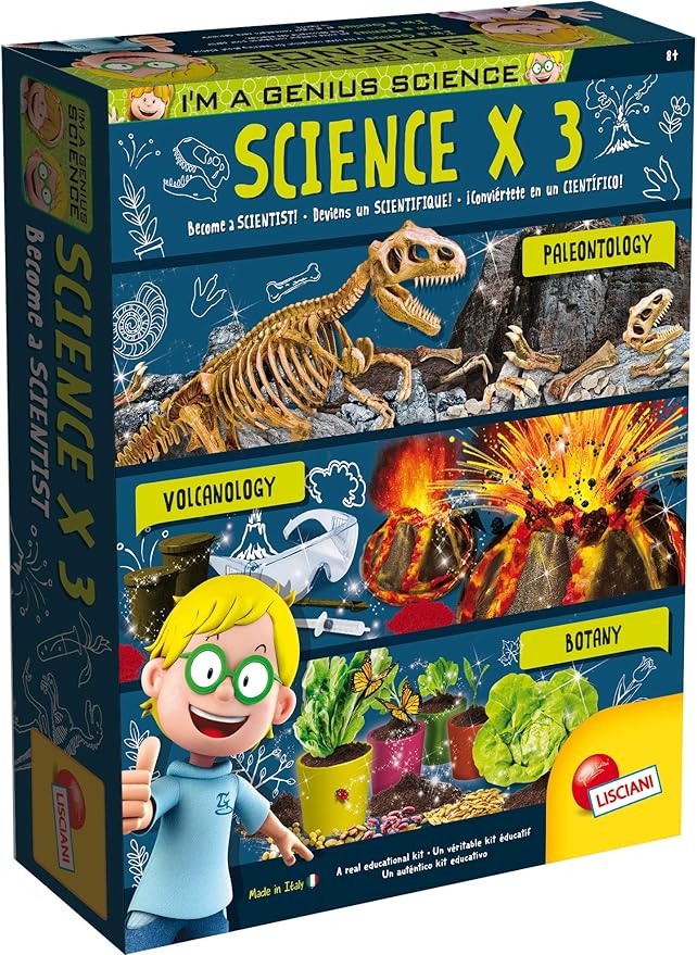 Lisciani I'm A Genius Science X 3 Coffret de 3 sciences