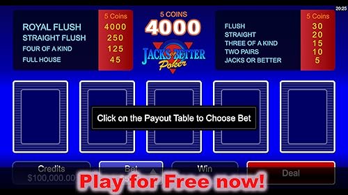 Popular Casino Card Game - Jacks or Better Poker - Microgaming