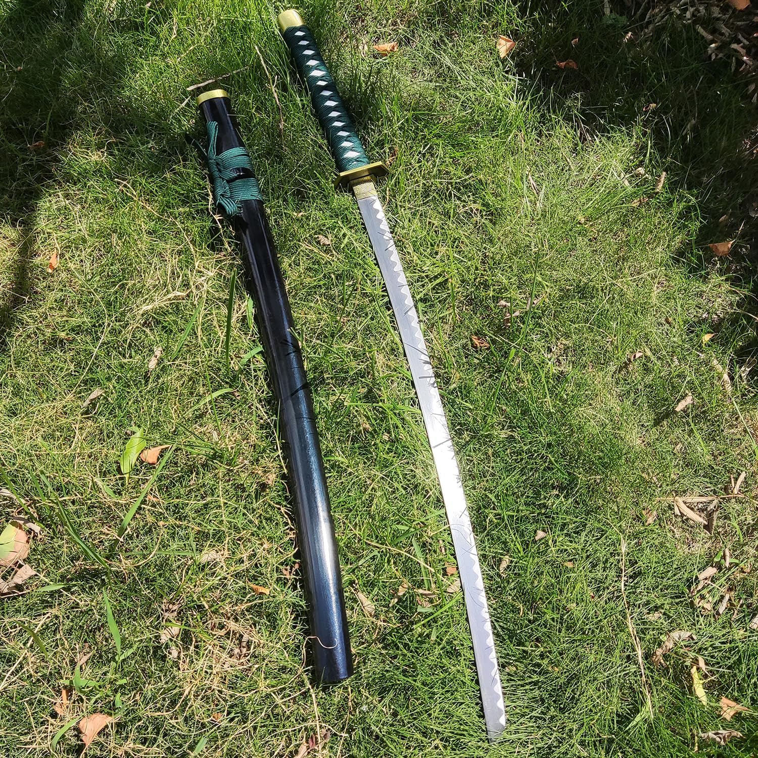 40.5" Carbon Steel Sosuke Aizen Katana Kyoka Suigetsu Samurai Sword for Performance Props, Cosplay