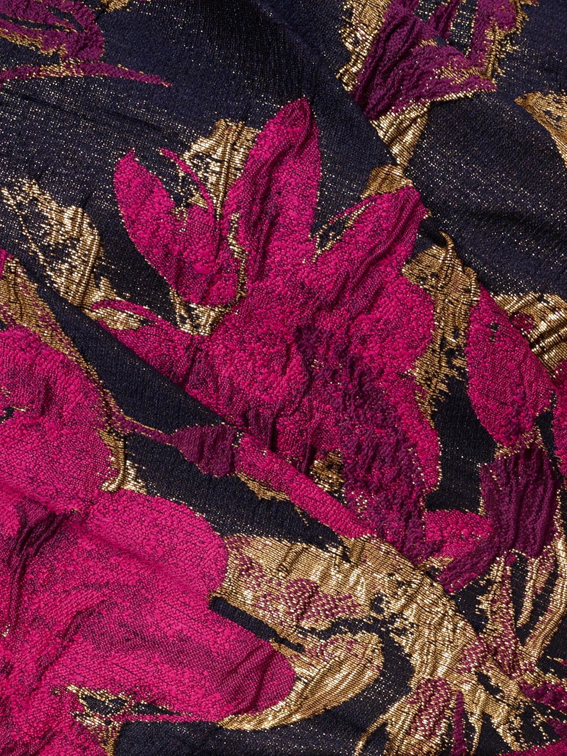 Adrianna Papell Womens One Shoulder Jacquard Dress - Image 3