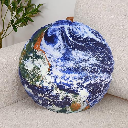 Miniatura 4 de Cojín creativo para decoración del hogar, cojín de suelo de planeta espacial simulado en 3D para juguetes infantiles y accesorios fotográficos