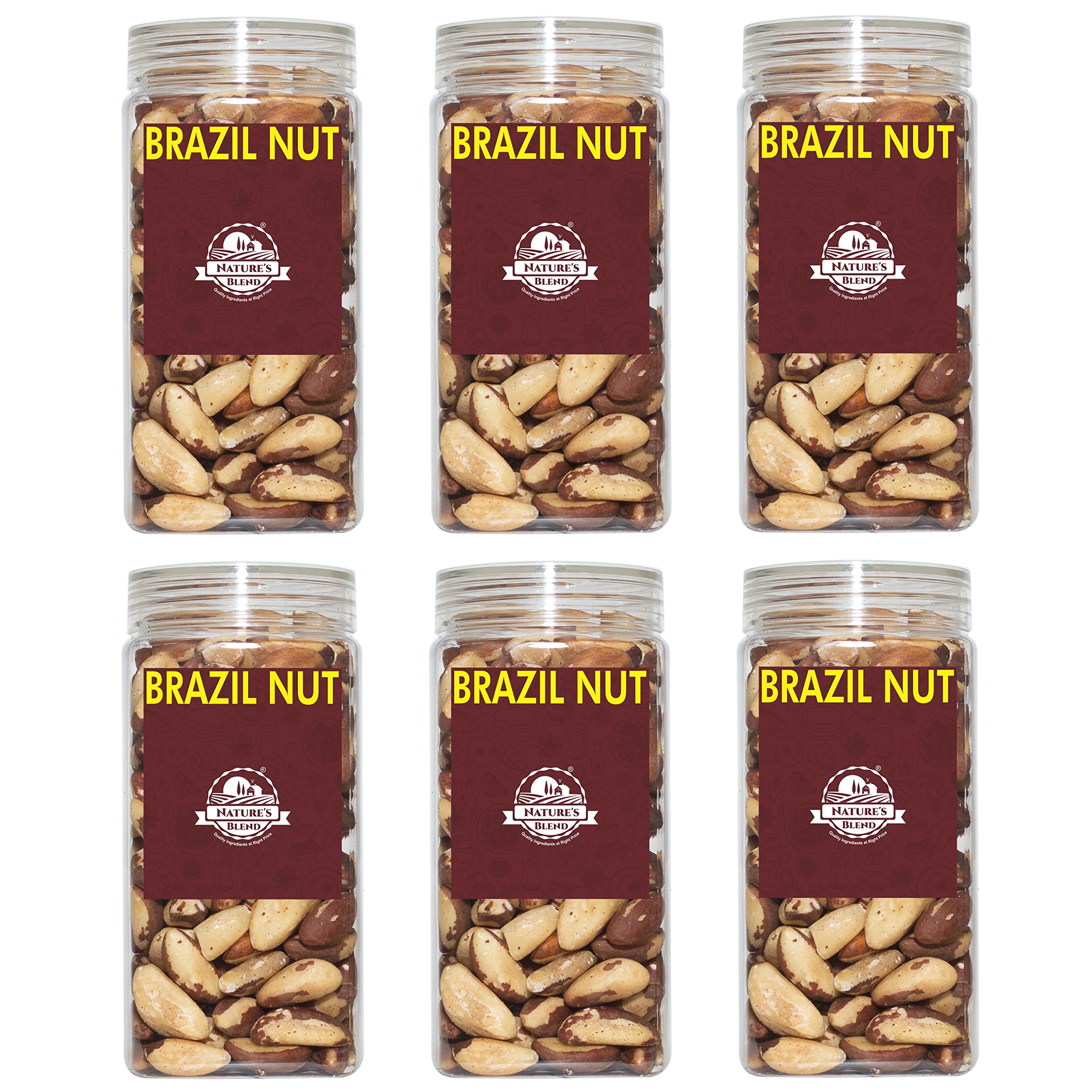 Natures Blend Brazil Nut Selected 500g Jar (Pack Of 6) (B0BPRCGSRF) Amazon Price History, Amazon Price Tracker