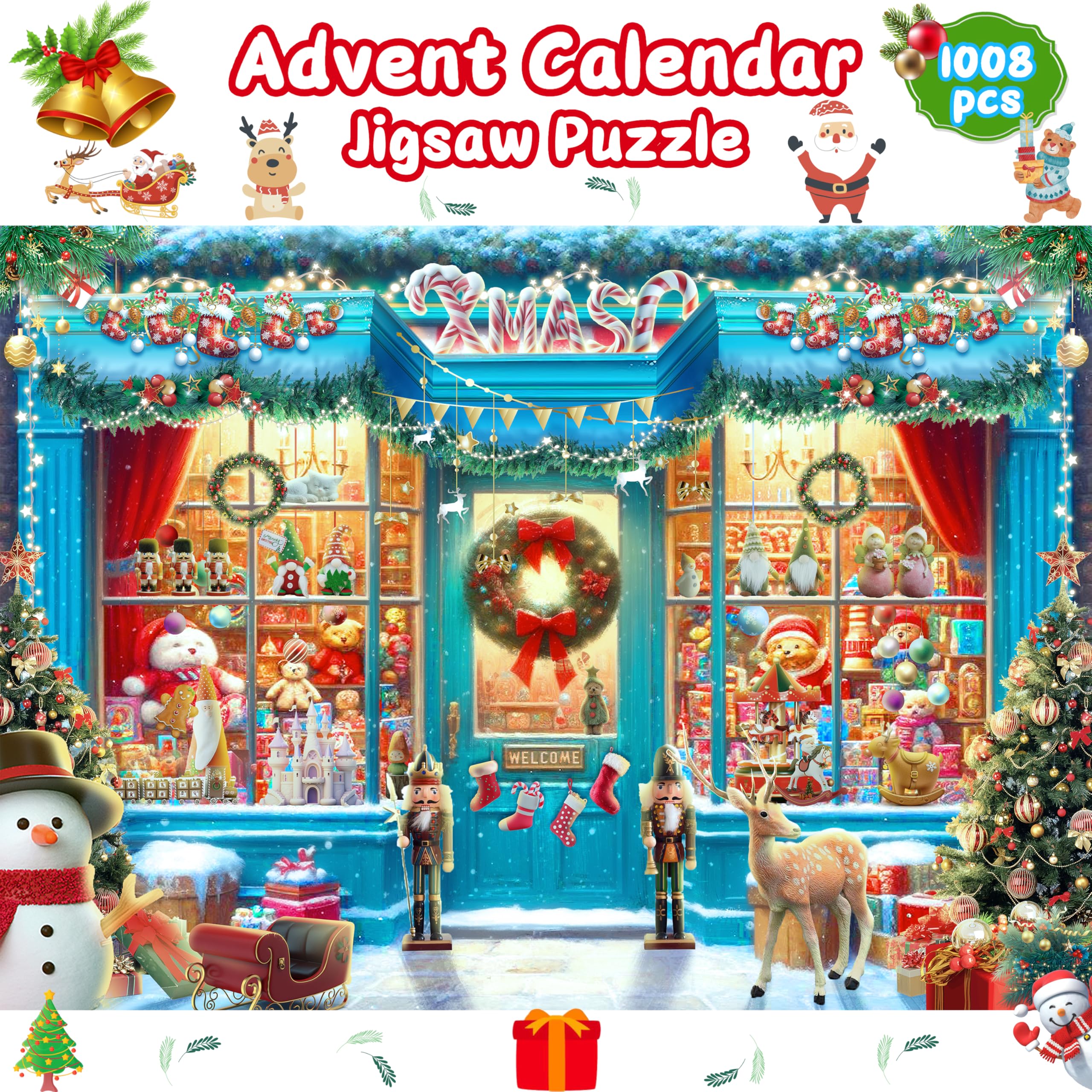 Calendrier de l'avent puzzle 2025 - Jeux - Jouets