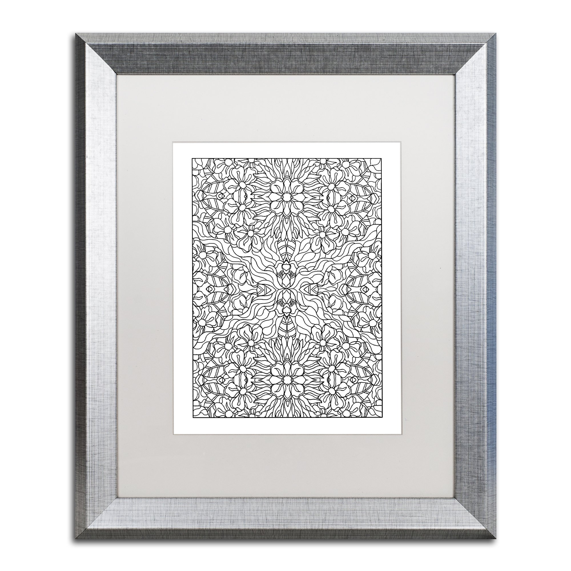 Madness by Kathy G. Ahrens Artwork, Silver Frame/White Matte, 16x20"