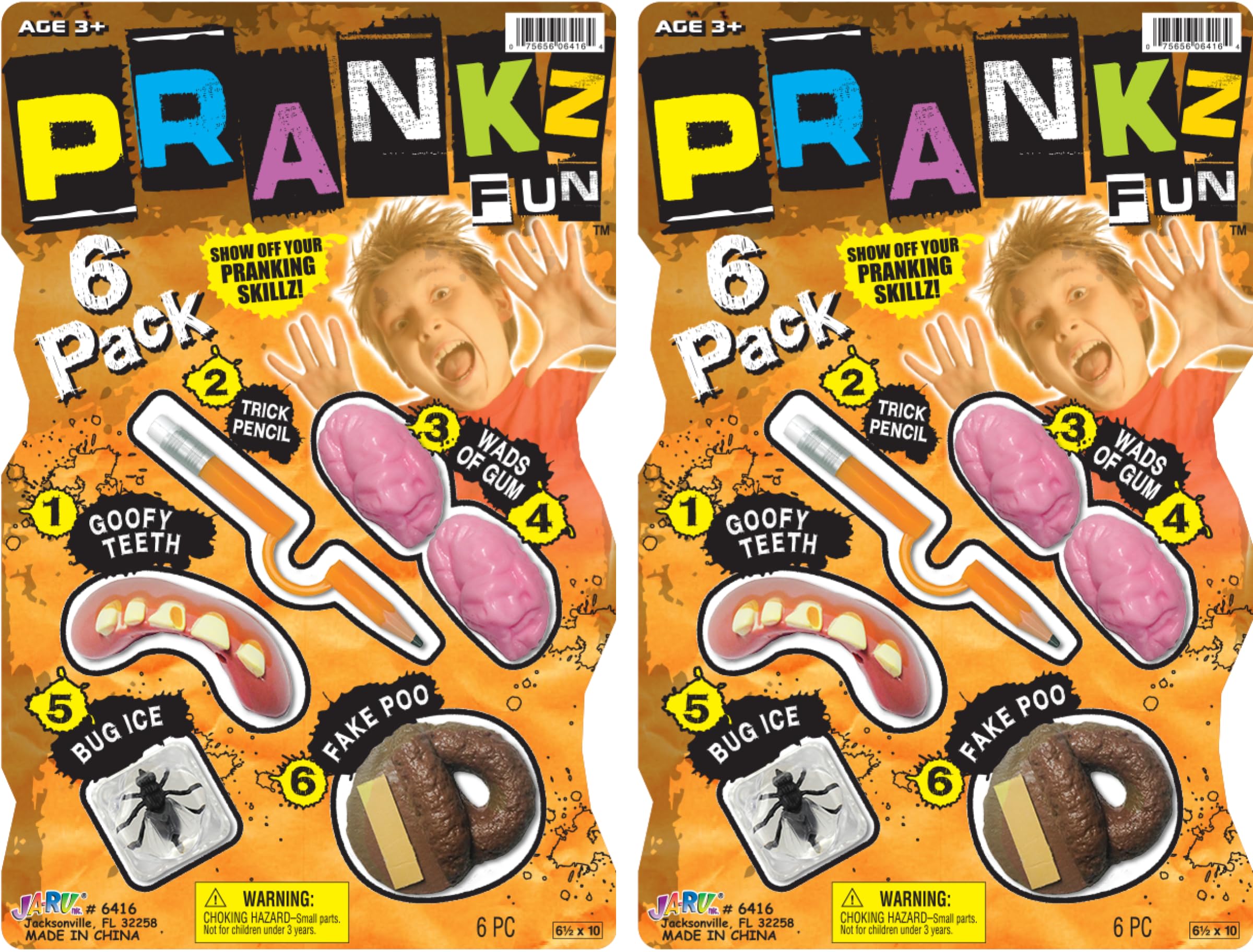 Amazon.com: JA-RU Prank Kit for Kids (2 Pack) – Funny Gag Toys Set