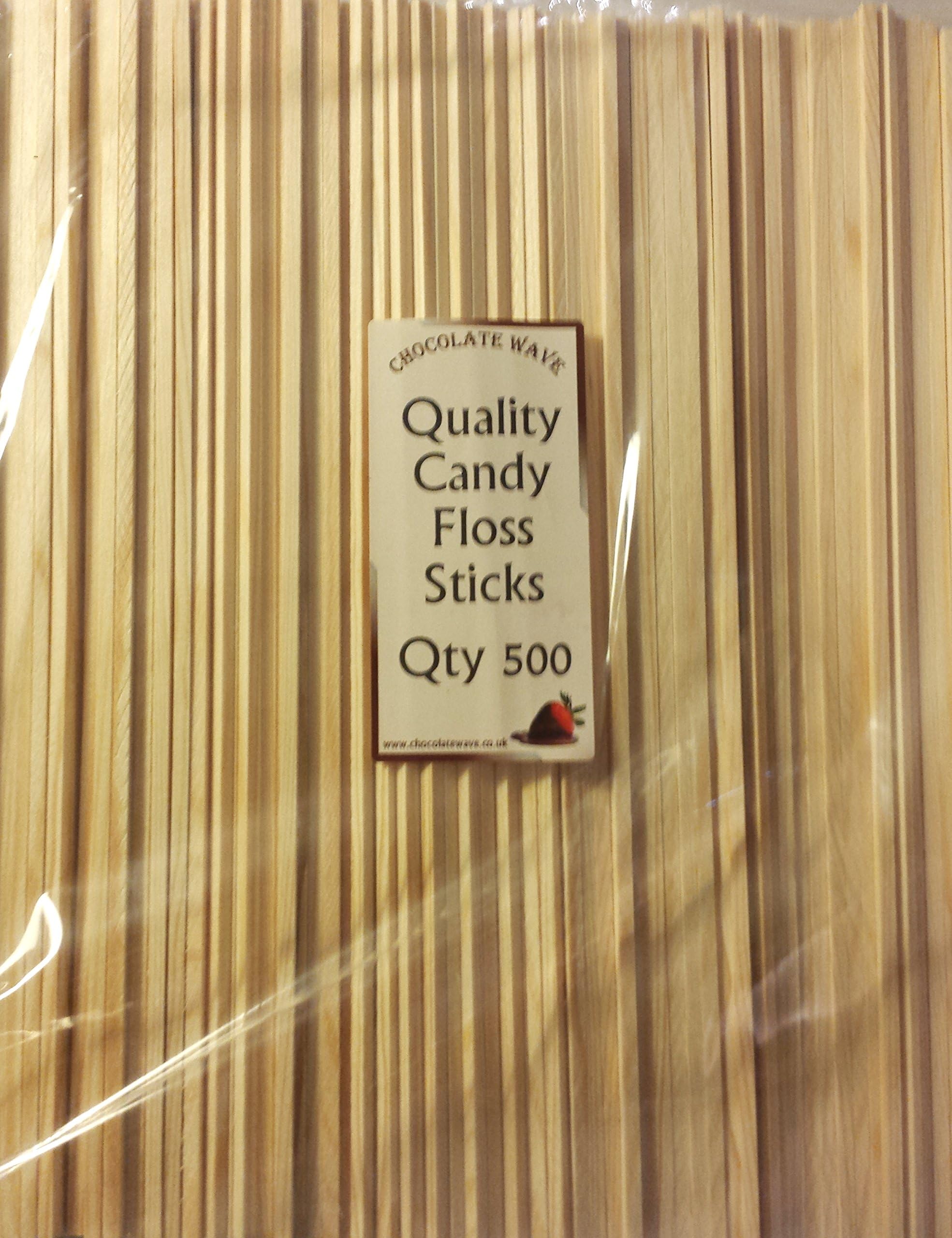500 Birchwood 11" Candy Floss Foodgrade Sticks 280mm x 3.5mm x 3.5mm