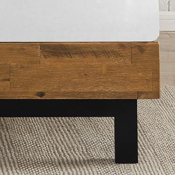 Zinus Tricia Wood Platform Bed Frame with Adjustable Headboard/Wood Slat Support with No Box Spring Needed/Easy Assembly, Full