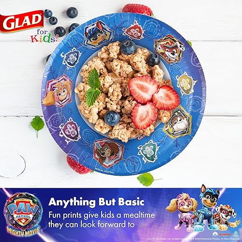 Miniatura 4 de Glad Cuencos de papel de la Patrulla Canina para niños de 12 onzas, cuencos de papel, cuencos para niños, cuencos de papel aptos para niños para uso