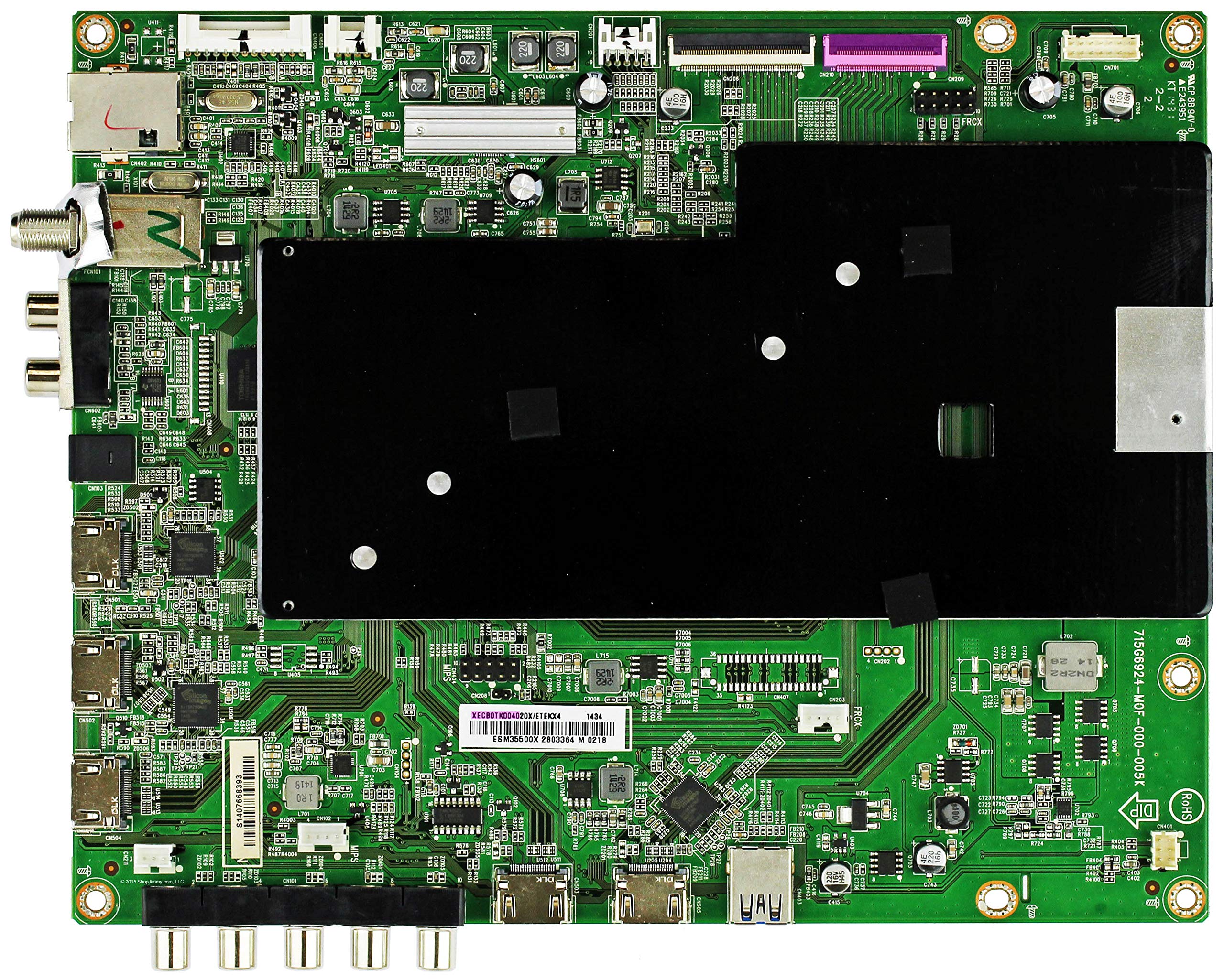 Amazon.com: Vizio 756TXECB0TK004 Main Board for P502ui-B1E