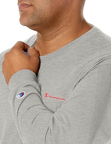 Miniatura 3 de Champion Camiseta de manga larga para hombre, camiseta clásica para hombre (regular o grande y alto)
