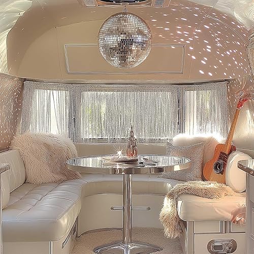 Miniatura 5 de Yescom bola de espejos de 12" para fiestas, DJ, discotecas, decoración, iluminación