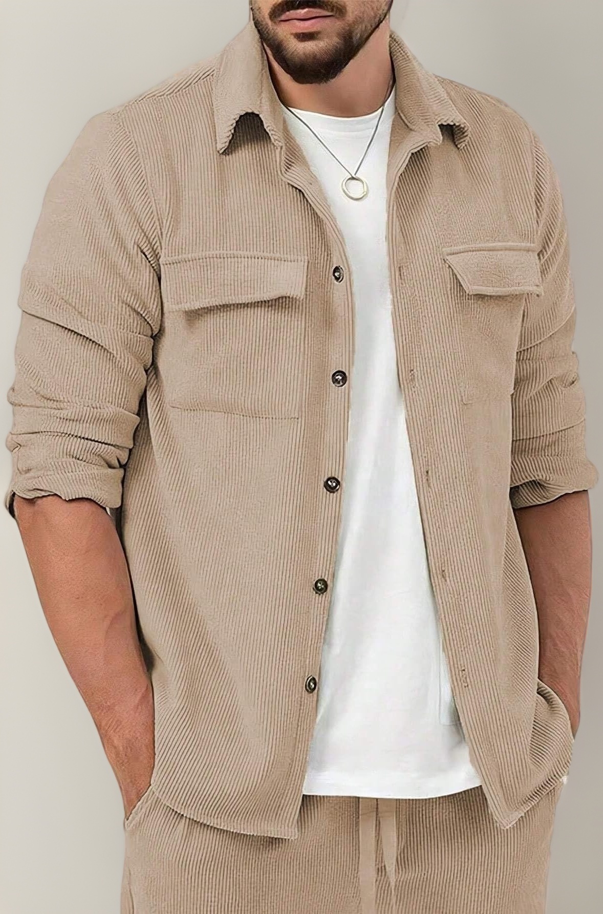 Lymio Men Shirt || Rib Design Shirt for Man || Full Sleeve || Casual Style (Packs Also Available) (Rib)