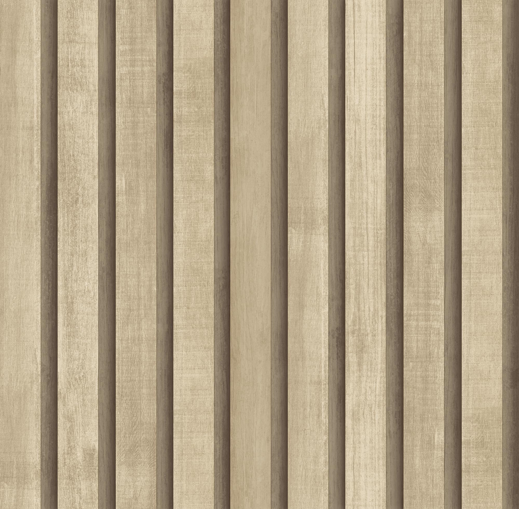 Sanders & Sanders papier peint tasseaux de bois beige 53 cm x 10 m