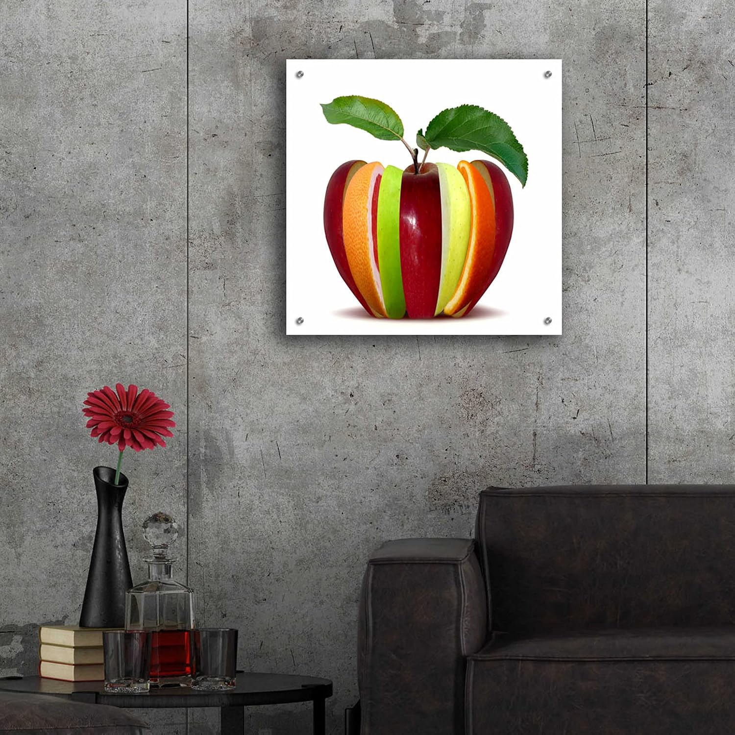 Epic Art 'Fruitfully' by Epic Portfolio, Acrylic Glass Wall Art, 24"x24"
