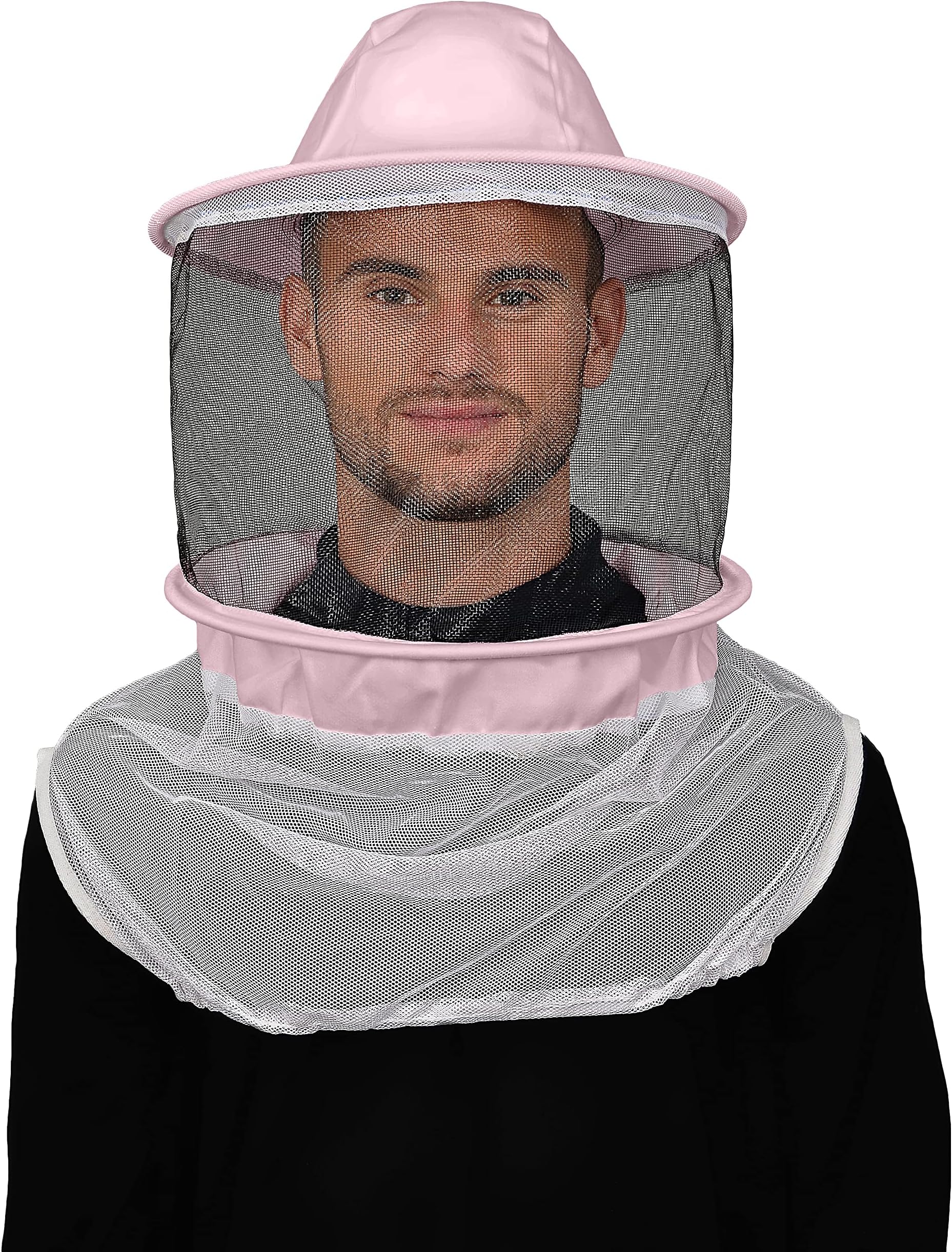 210 Polycotton Beekeeping Veil with Round Hat