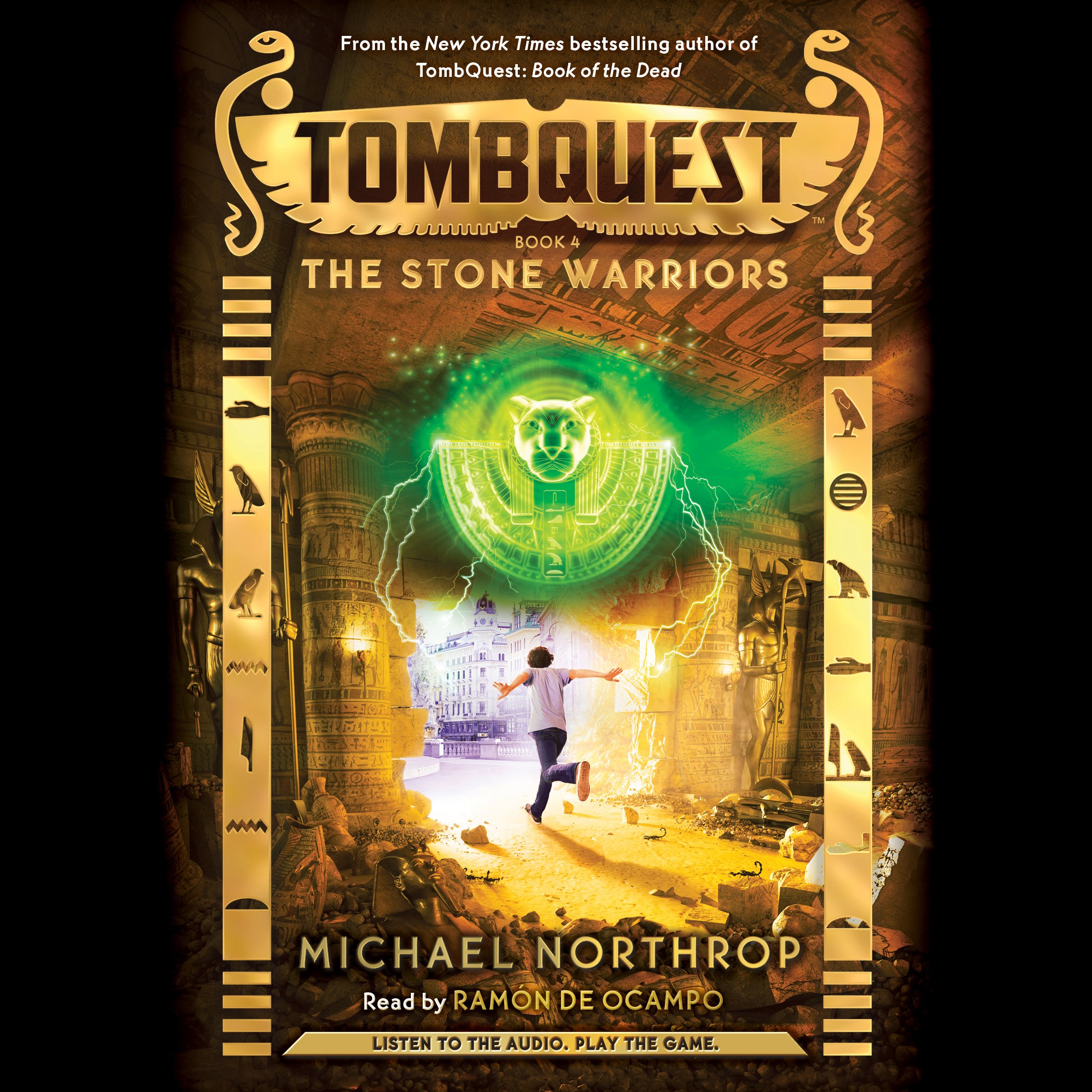 Cover art for The Stone Warriors (TombQuest, Book 4)
