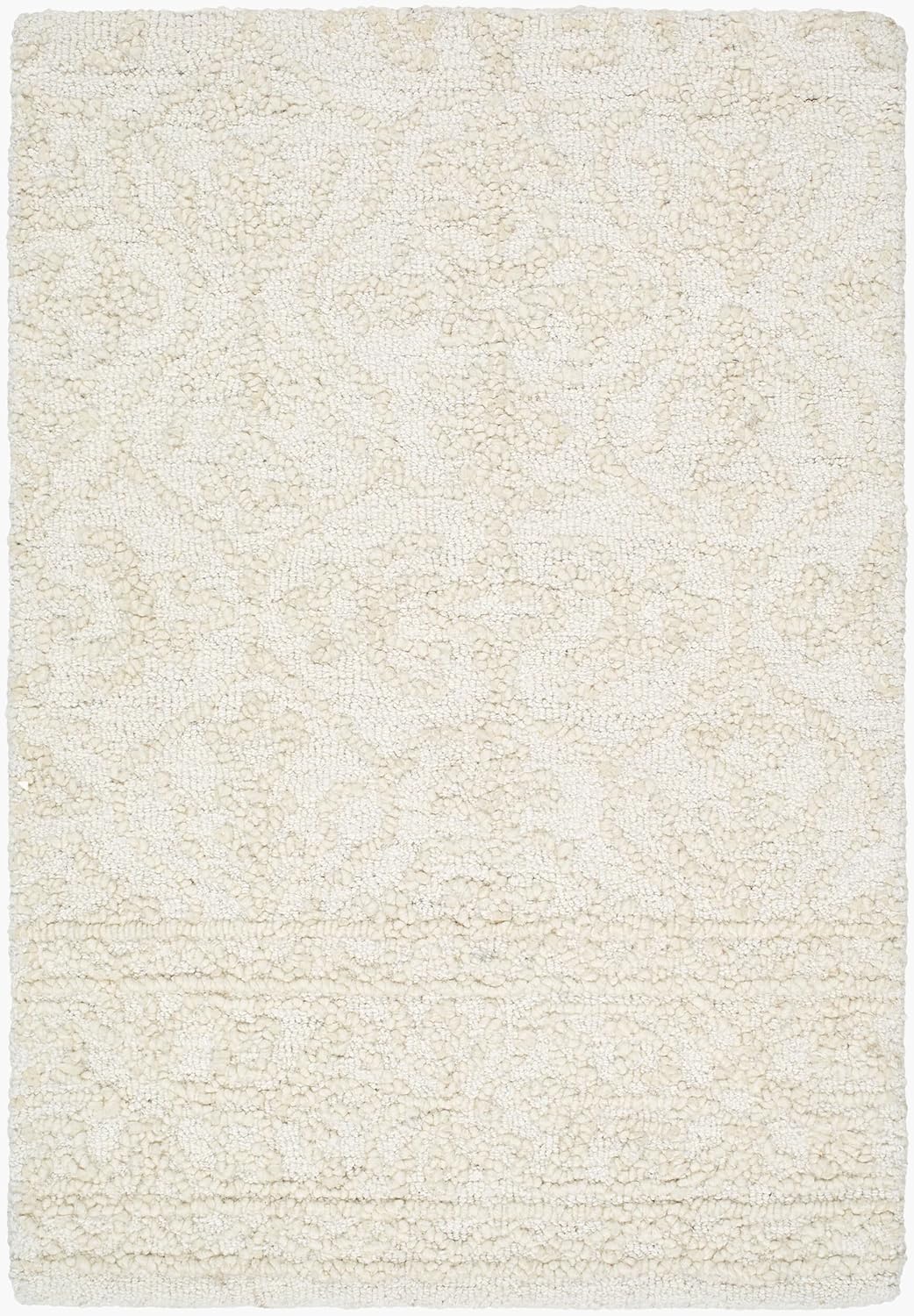 Livabliss Sicily Transitional Border Area Rug,2' x 3', Taupe