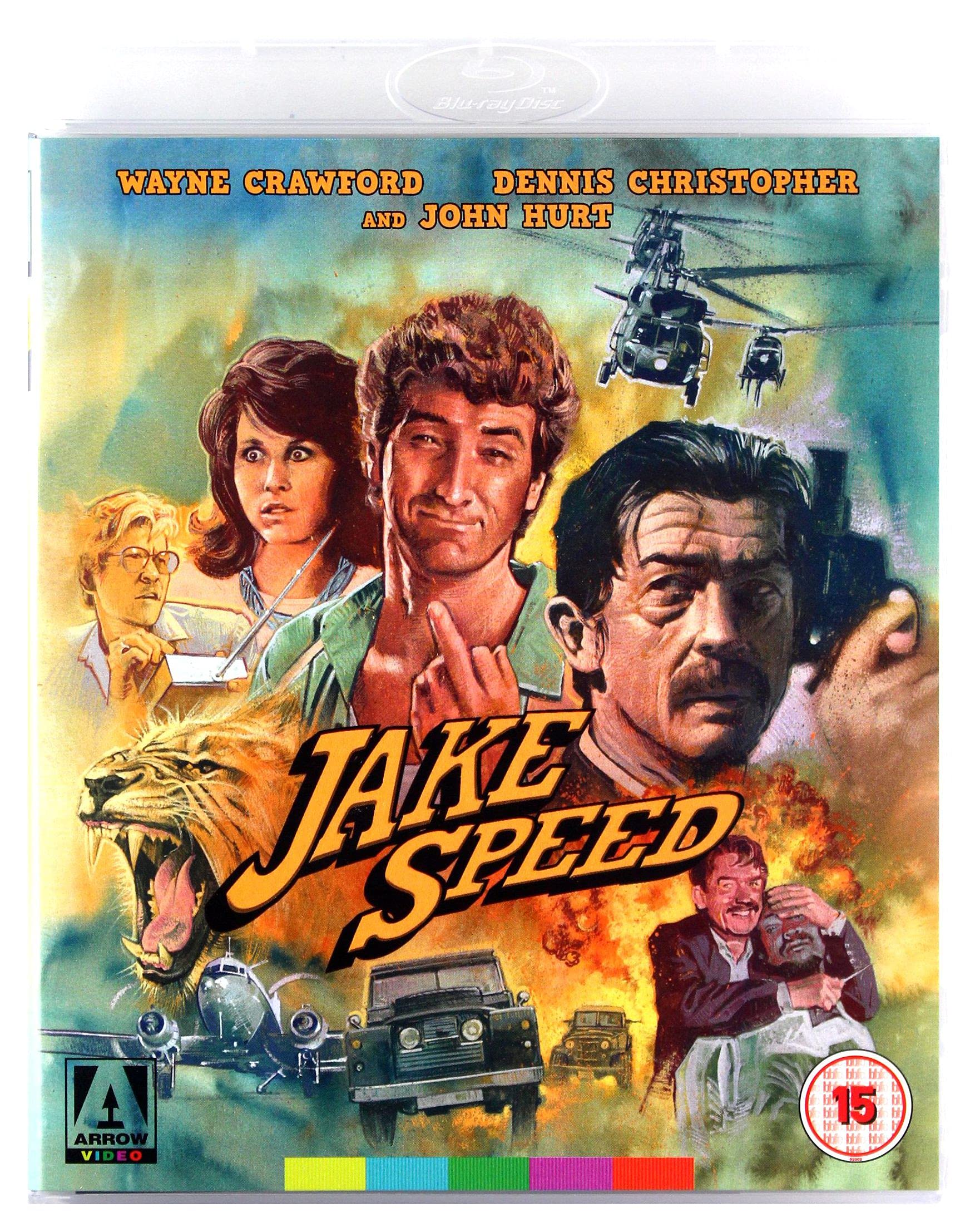 Jake Speed - Blu-Ray Film Movie John Hurt Wayne Crawford Arrow Video Reg B VGC