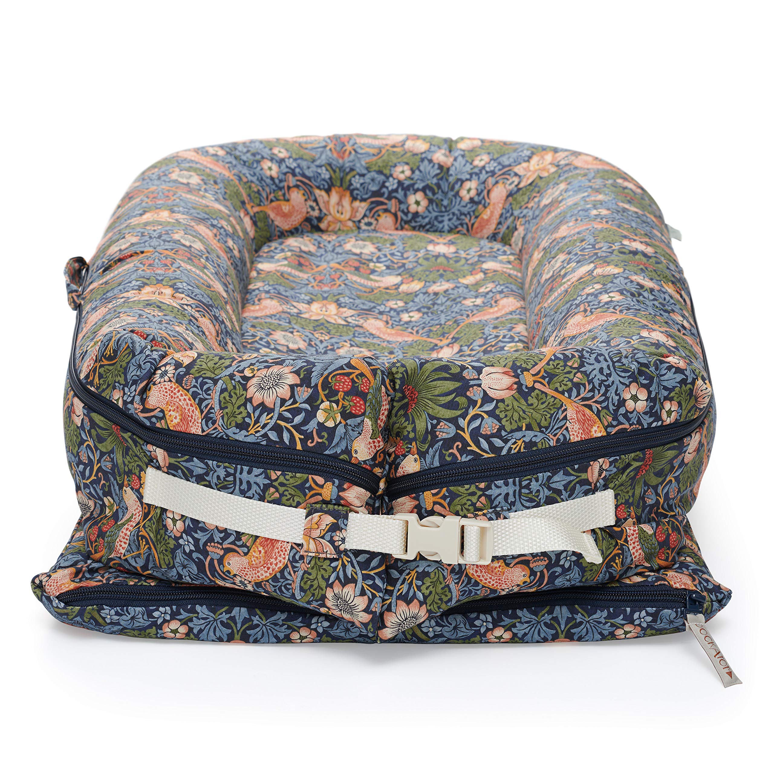 DockATot Deluxe+ Dock - Strawberry Thief : Amazon.co.uk: Baby Products