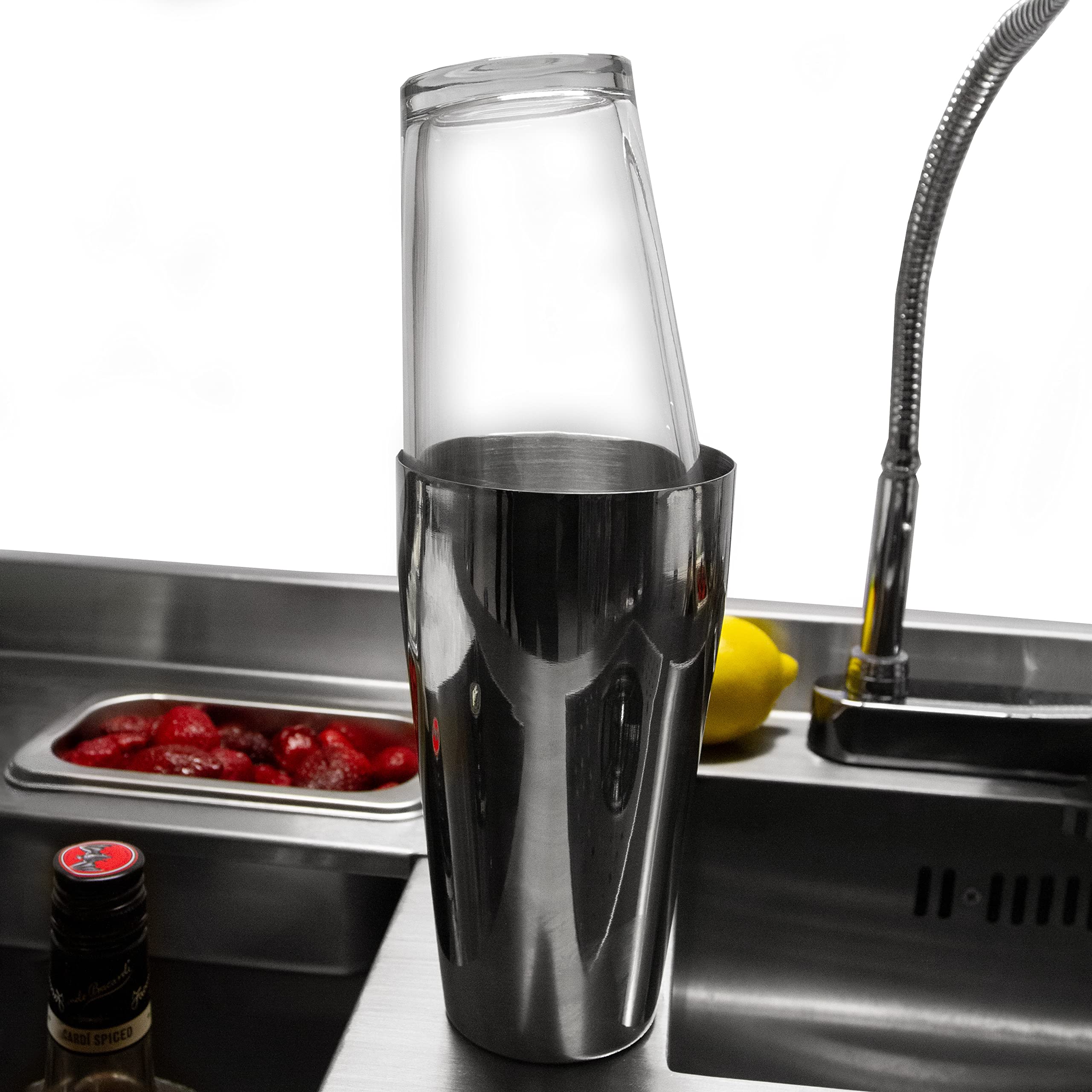 Estación kit doble coctelería juego coctelera conjunto mezclador cócteles mostrador profesional piezas herramientas barman bartender bartendering accesorios barra bar coctelera gratis