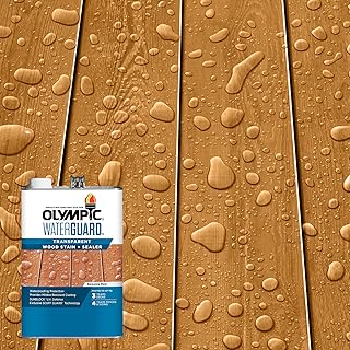 Olympic WaterGuard 1 gal. Sequoia Red Transparent Wood Stain and Sealer