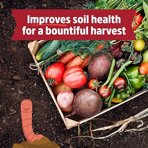 Miniatura 5 de Back to the Roots Fundición de gusano 100% orgánica y fabricada en Estados Unidos  Fertilizante vegetal natural y potenciador del suelo  Paquete de