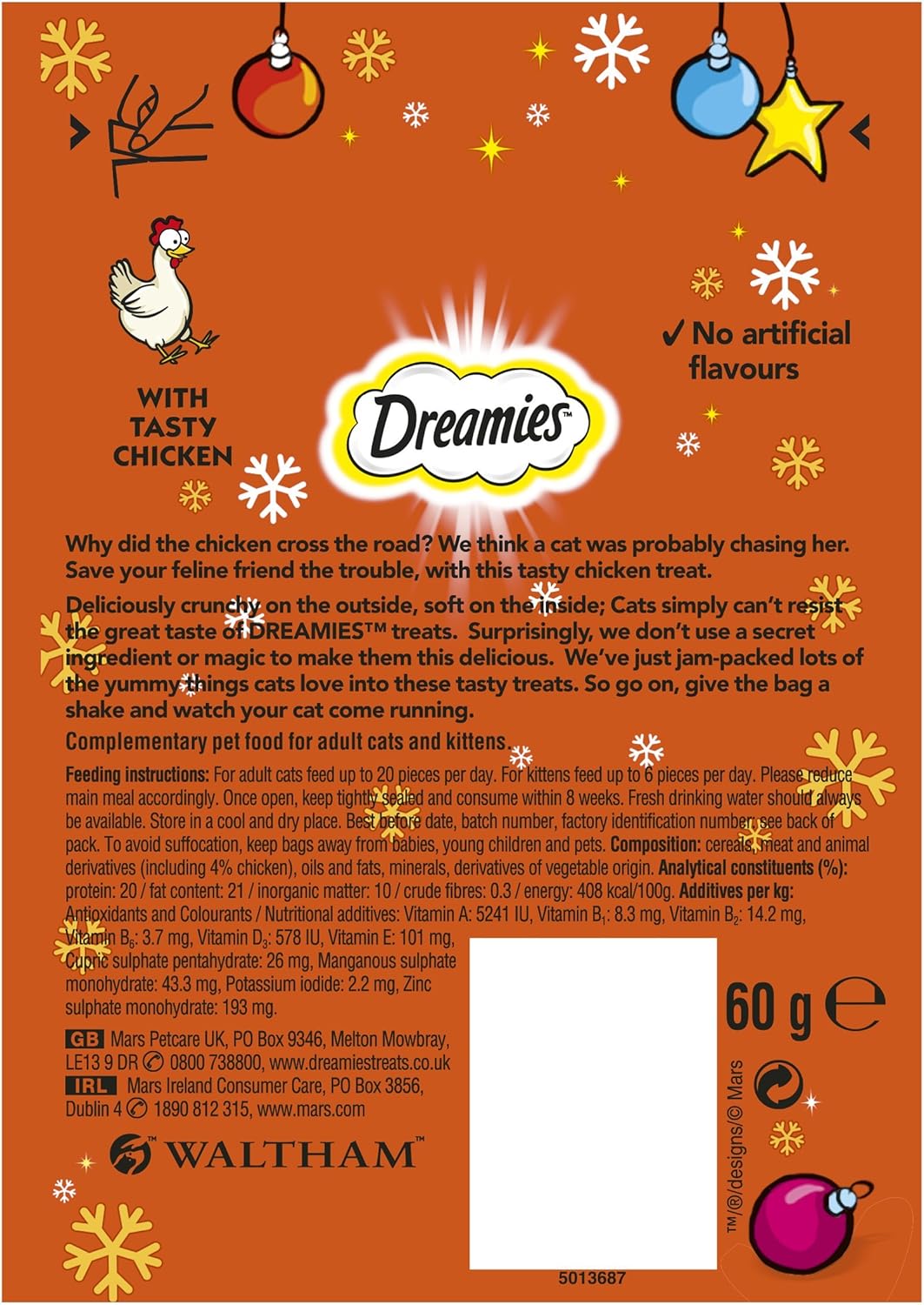 Dreamies Chicken, 60 g