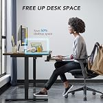 AX WABER Clavier sous le bureau Tirez-vous avec le système de fixation supplémentaire robuste C, 27.3 (32.5 y compris les pinces) x 11 Tiroir d'ordinateur de plate-forme de slide-out de pouce pour Typing Vintage AX01WG02
