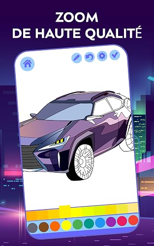 Japanese Luxury Cars Coloring Book – vue 5