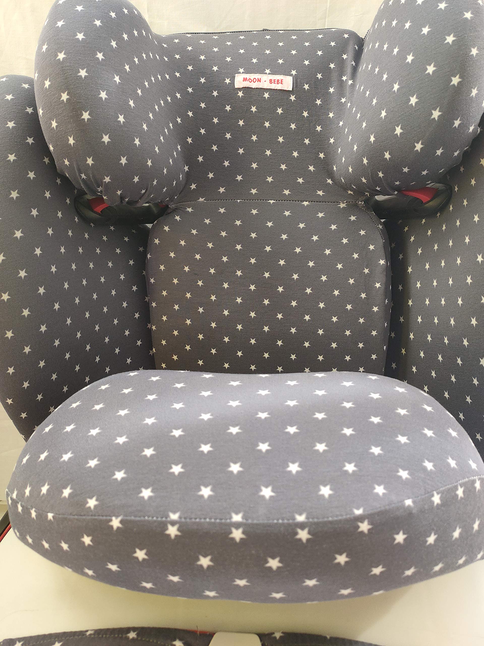 MOON-BEBE Custodia per Cybex Solution M, Solution Fix (grigio)