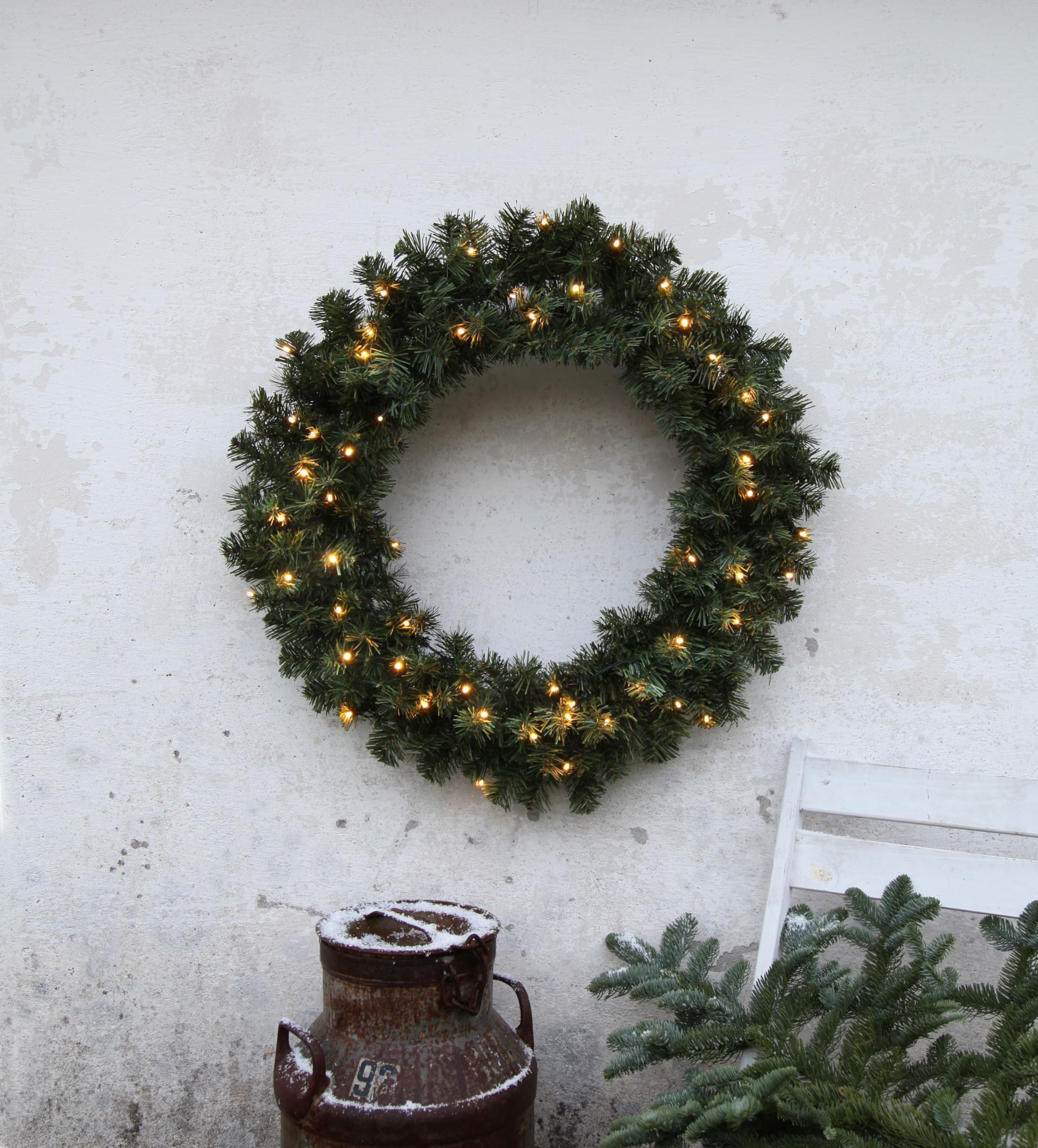 Star 612-51 Couronne en Sapin à Del Ottawa, Lumineuse, 0.66 W, Vert, 70 x 70 x 12