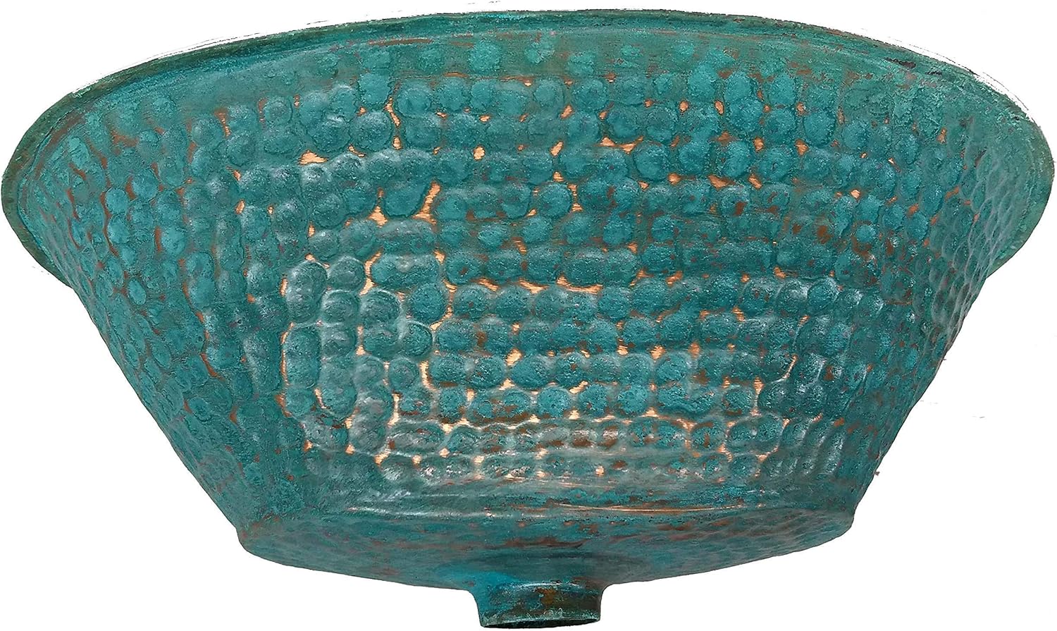 Copper Bathroom Vanity Sink Antique Green Patina Oval Oxidized Kitchen Bar Prep Layout Plan Master Guest Room Washbasin Wash Bowl House Renovation + Built in Mounting Ring