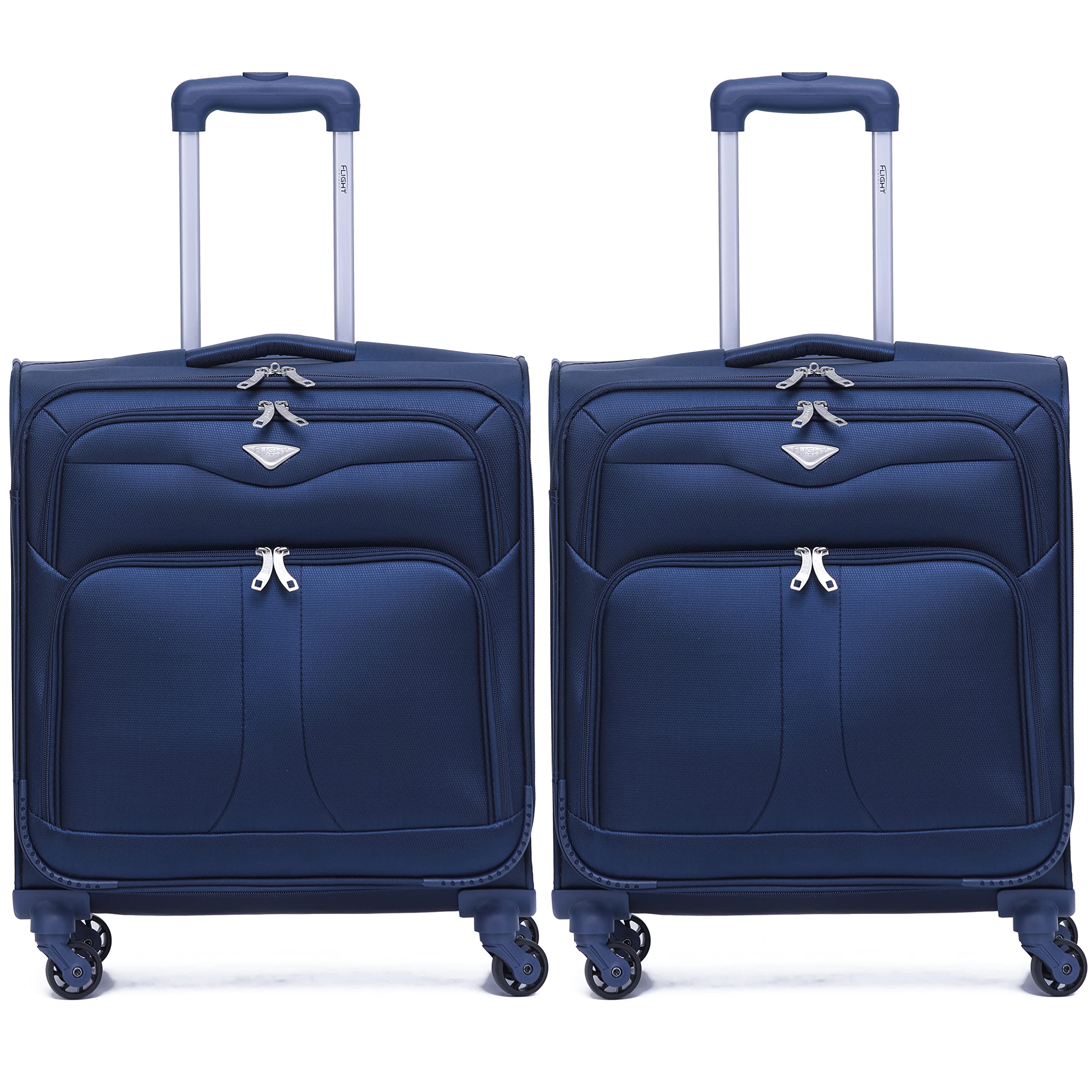Flight Knight Lightweight 4 Wheel 800D Soft Case Suitcases Anti Crack Cabin & Hold Luggage Options Approved for Over 100 Airlines Including easyJet, BA & Many More! — view 75