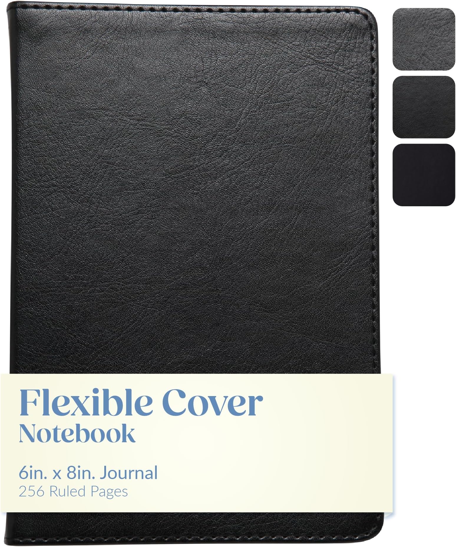 Eccolo Simple Journal Collection Set, Black, Medium