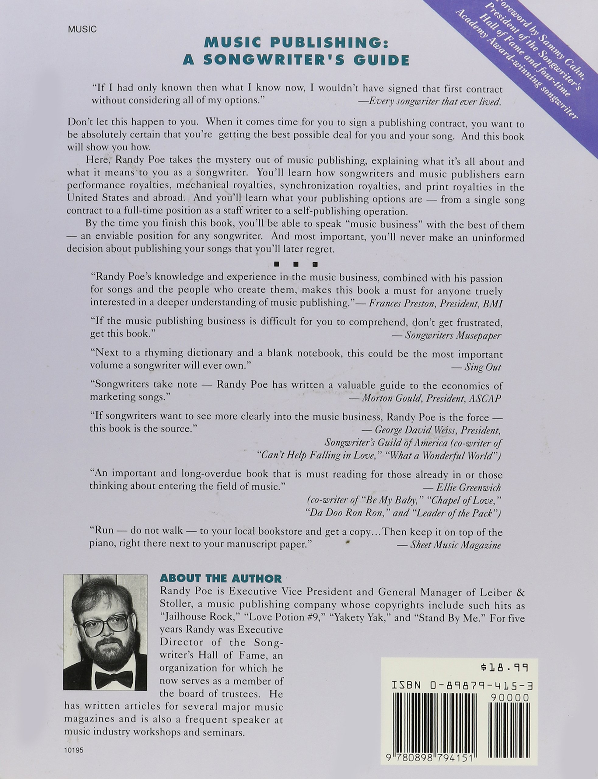 Music Publishing: A Songwriter's Guide