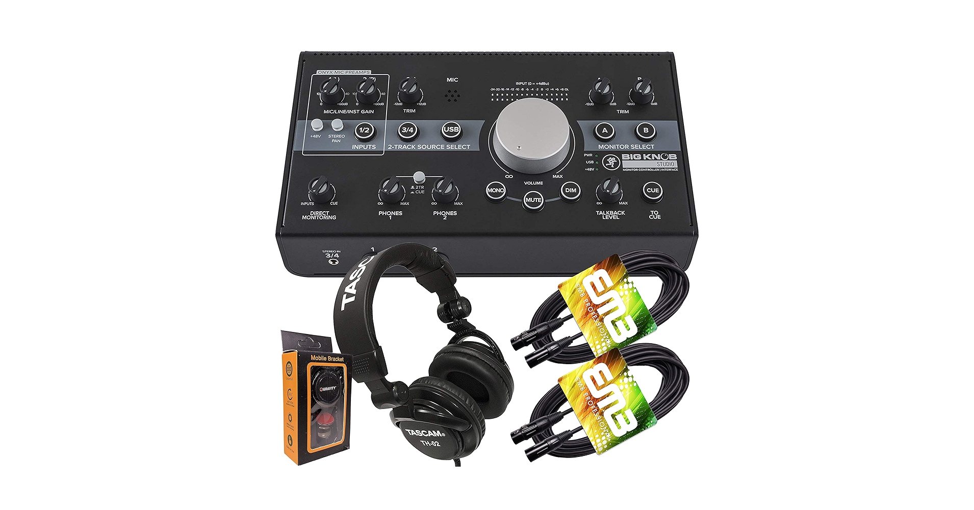Amazon.com: Mackie Big Knob 3x2 Studio Monitor Controller +