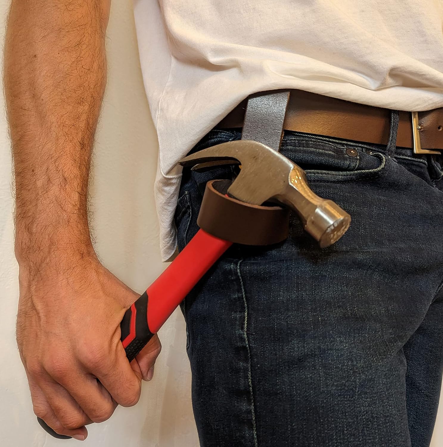 Handmade Genuine Leather Axe Holster with Belt Loop - from Norse Tradesman