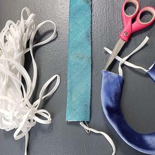 Miniatura 6 de Expo International Banda elástica de punto ultra suave de 14", tul, color blanco