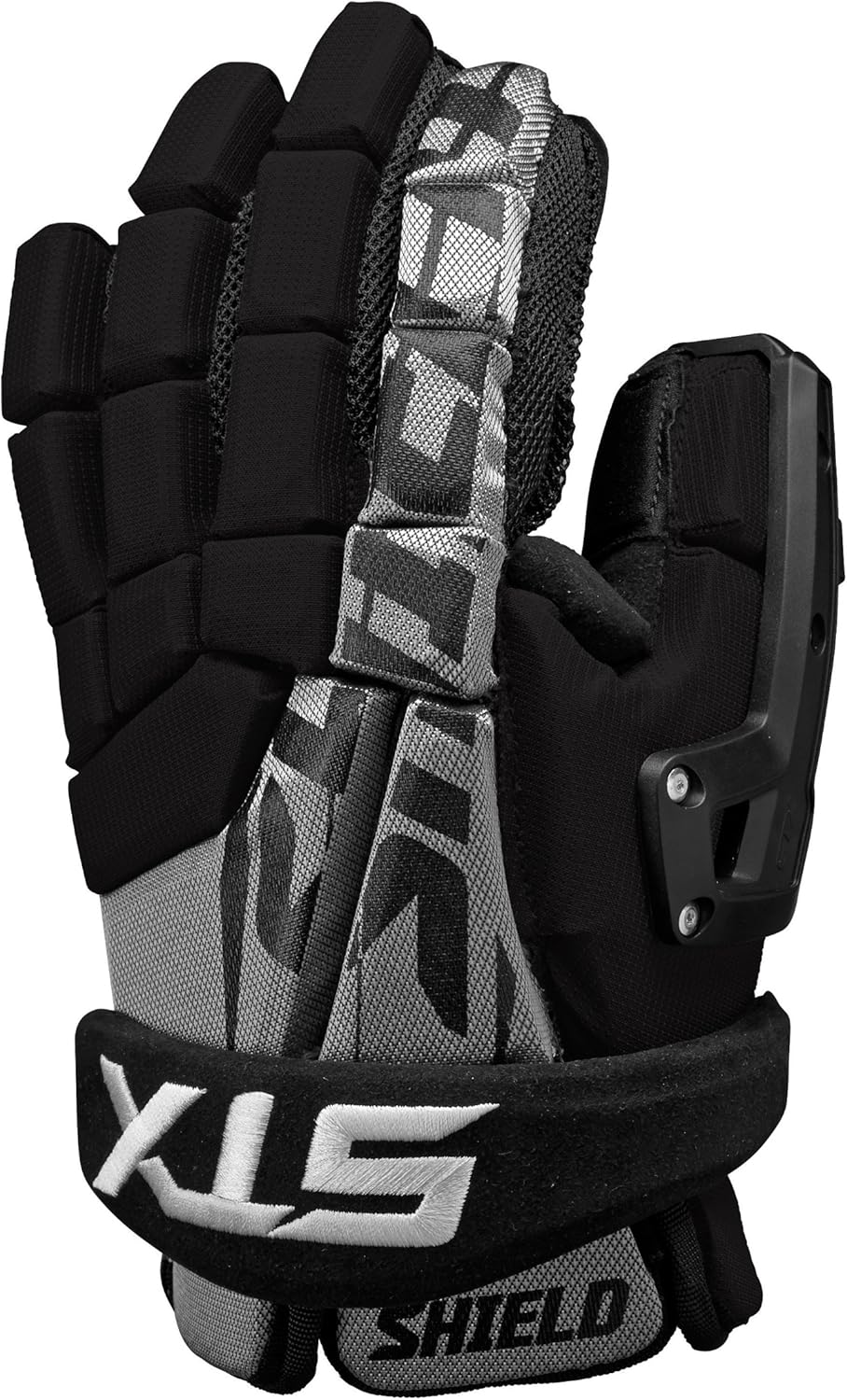 STX Shield Lacrosse Goalie Glove: Fixed Thumb Guard, Extra Thumb Protection & Enhanced Mobility