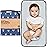 KeaBabies Portable Diaper Changing Pad, Easy Wipe Clean - Foldable Waterproof Baby Changing Mat for Diaper Bag, Compact, Lightweight, 25x13 Newborn, Infant, Baby Changer Travel Essential (Pets & Paws)