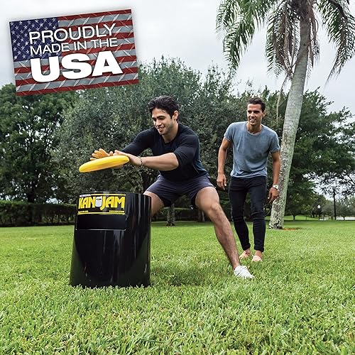 Miniatura 38 de Kan Jam Juego de lanzamiento de discos – Juego al aire libre hecho en Estados Unidos para el patio trasero, playa, parque, portones traseros