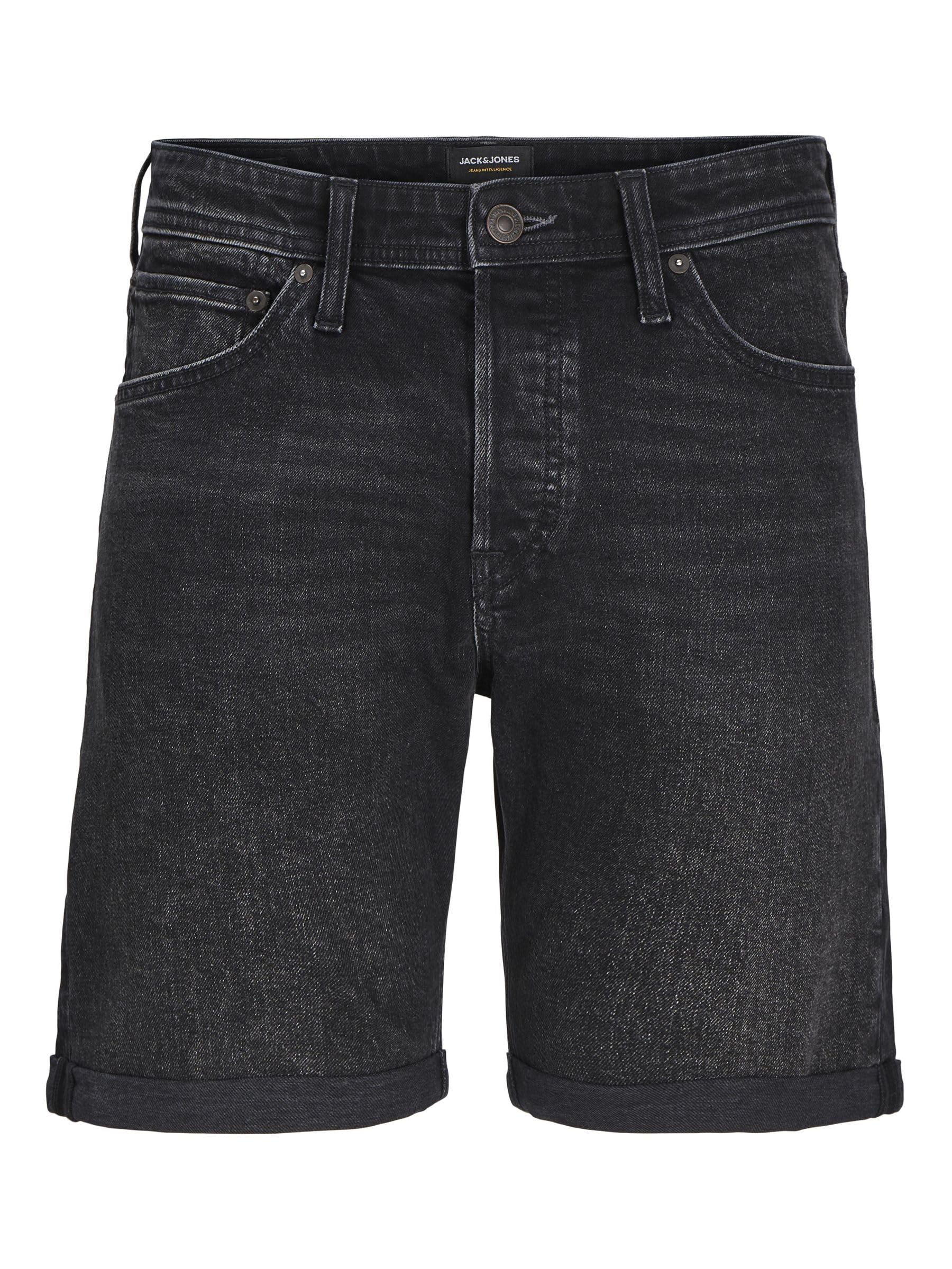 Jack & Jones Regular Denim Shorts Men's Black Medium