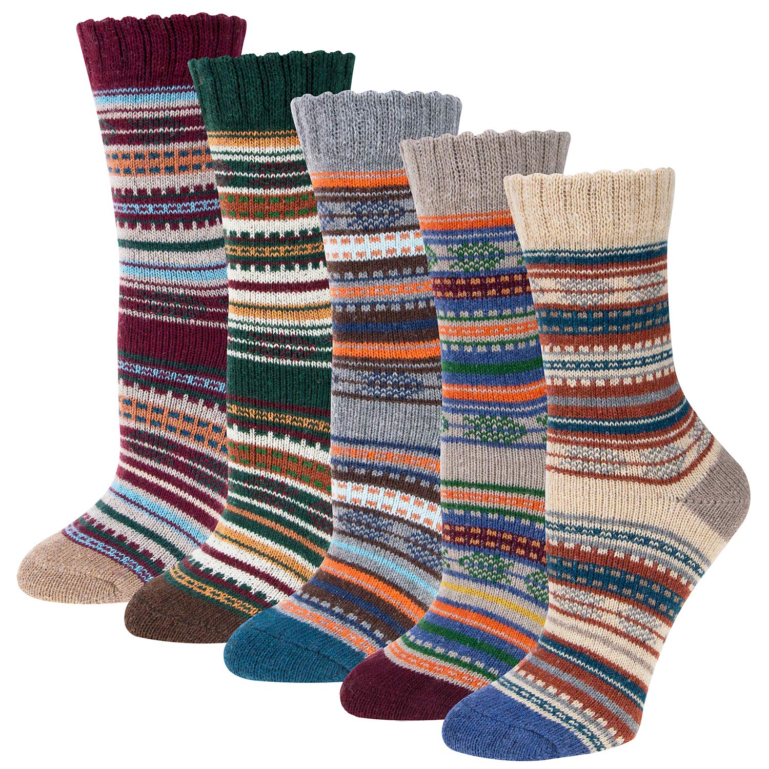 Sponsored Ad – Women Socks Merino Wool Winter Thermal Soft Classic Chunky Socks for Ladies Breathable Premium Hiking Sock Sweat-wicking, Wool Sock Gift for Men Women