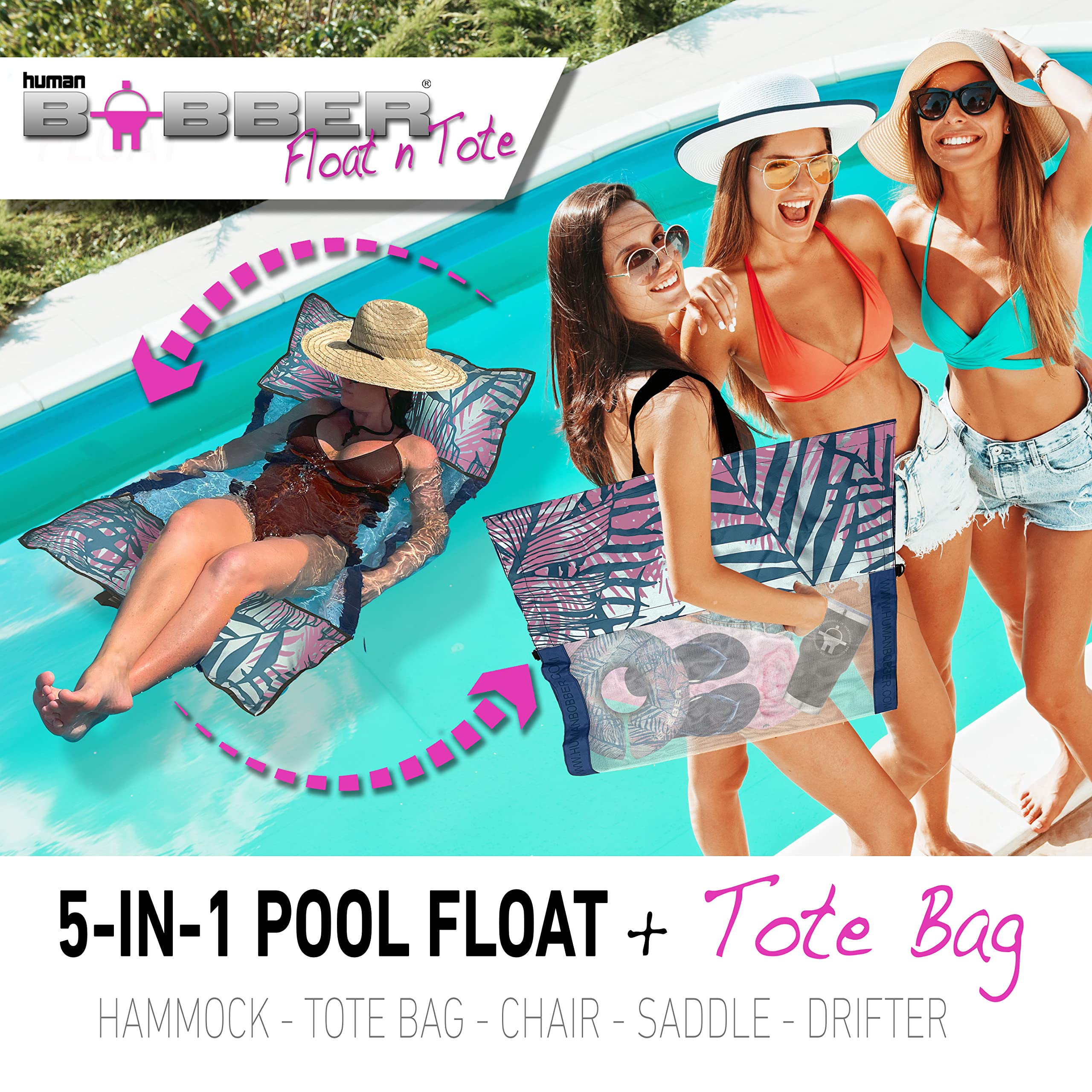 Human Bobber Inflatable Hammock for Pool for Adults and Kids