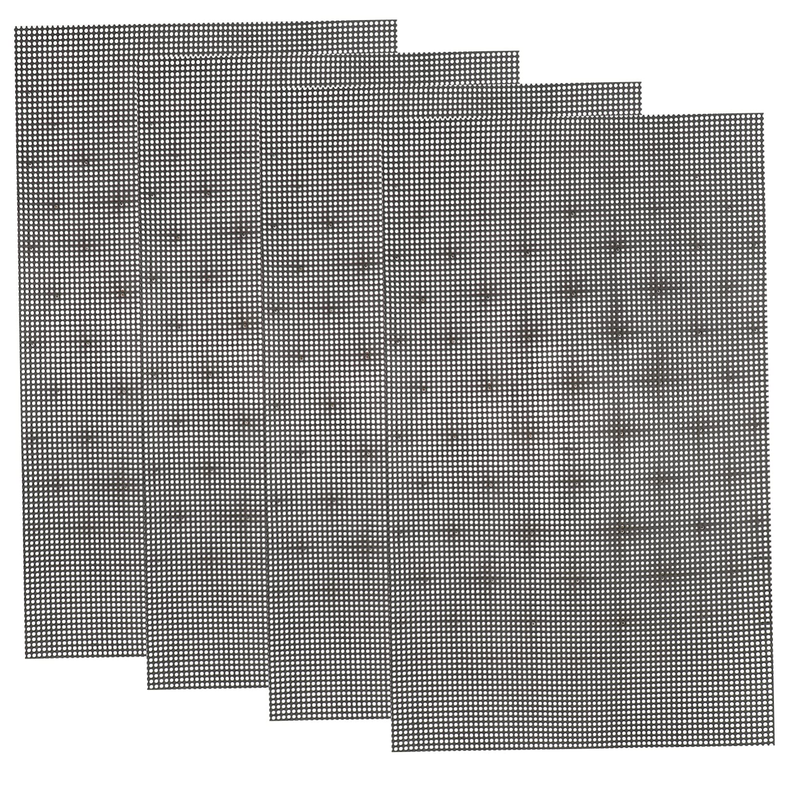 FONDOTIN 4pcs Plastic Canvas Sheets Mesh Sheets Woven Wire Mesh Pads Embroidery Mesh Sheets for DIY Craft Project