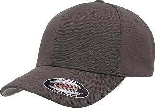 Flexfit Men's Cool & Dry Sport Baseball Cap - Moisture-Wicking Honeycomb Weave, Mid-Profile Fitted Hat for Hot Weather