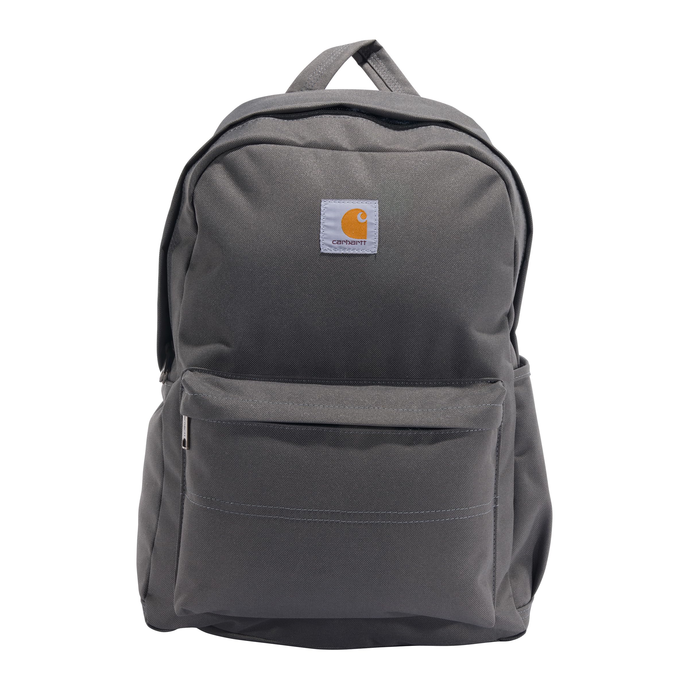 Carhartt 21L Classic Laptop Backpack, Durable Water-Resistant Pack with Laptop Sleeve, Gray Gray One Size