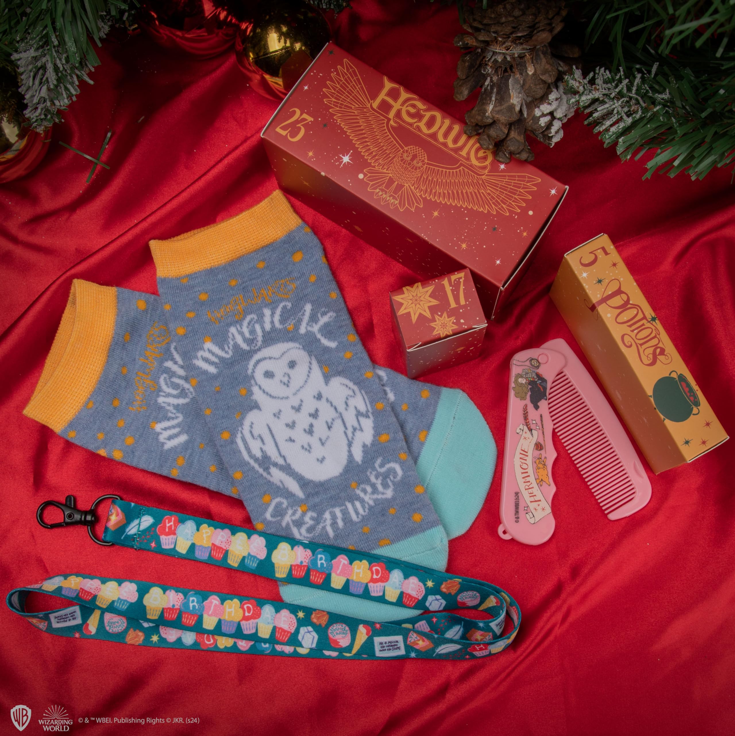 Cinereplicas - Calendario dell'Avvento Deluxe di Harry Potter 2024 - Licenza ufficiale